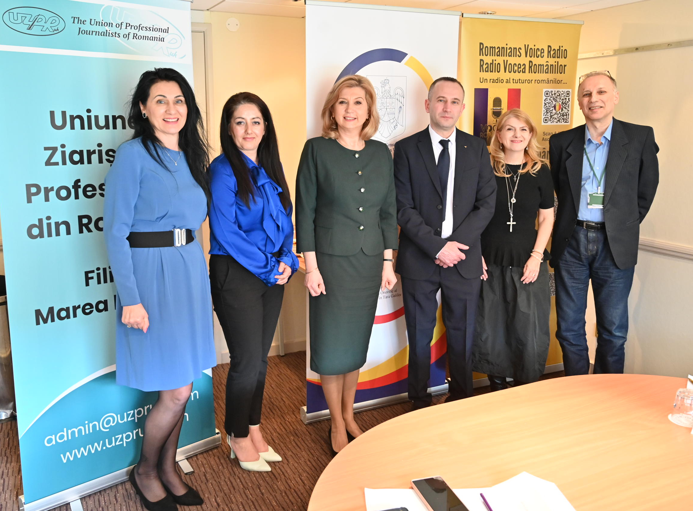 Întâlnire de lucru a consiliului director UZPR-UK cu ES Laura Popescu, ambasadoarea României în Marea Britanie și Irlanda de Nord